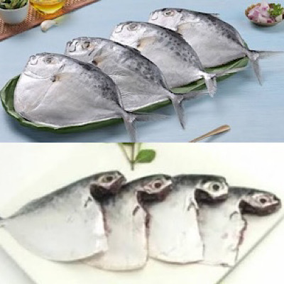 Paa Mullan Whole Cleaned / Silver Belly 550g-600g Gross weight / 430-480g Net weight (4 fishes)