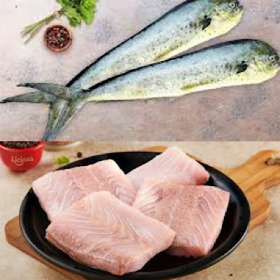 Pulli Motha / Mahi Mahi Skinless Steak Cut 500g pack  Net weight