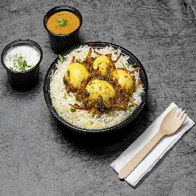 Egg Biryani Bowl (2 Eggs)