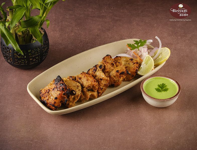 Ajwaini Fish Tikka + Green Salad + Boiled Egg