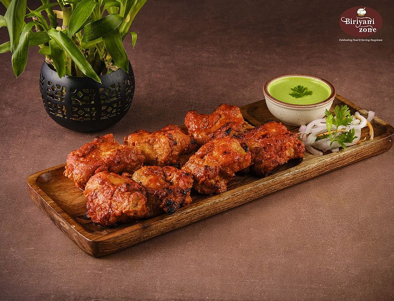 Fish Tikka + Green Salad + Boiled Egg