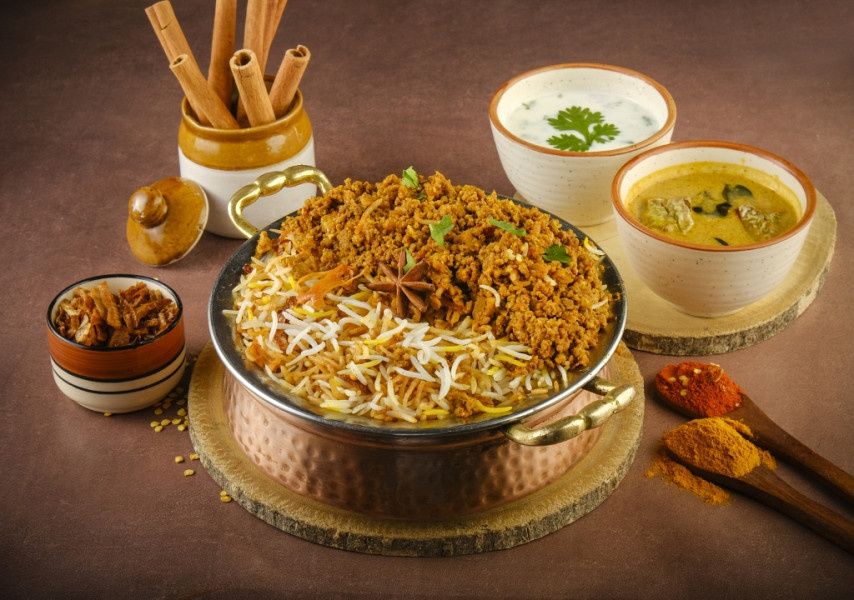 Mutton Keema Biriyani