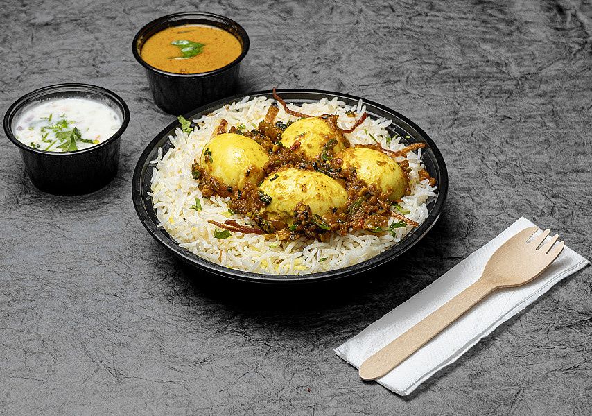 Egg Biryani Bowl (2 Eggs)