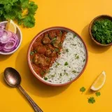 Mushroom Tikka  Rice Bowl