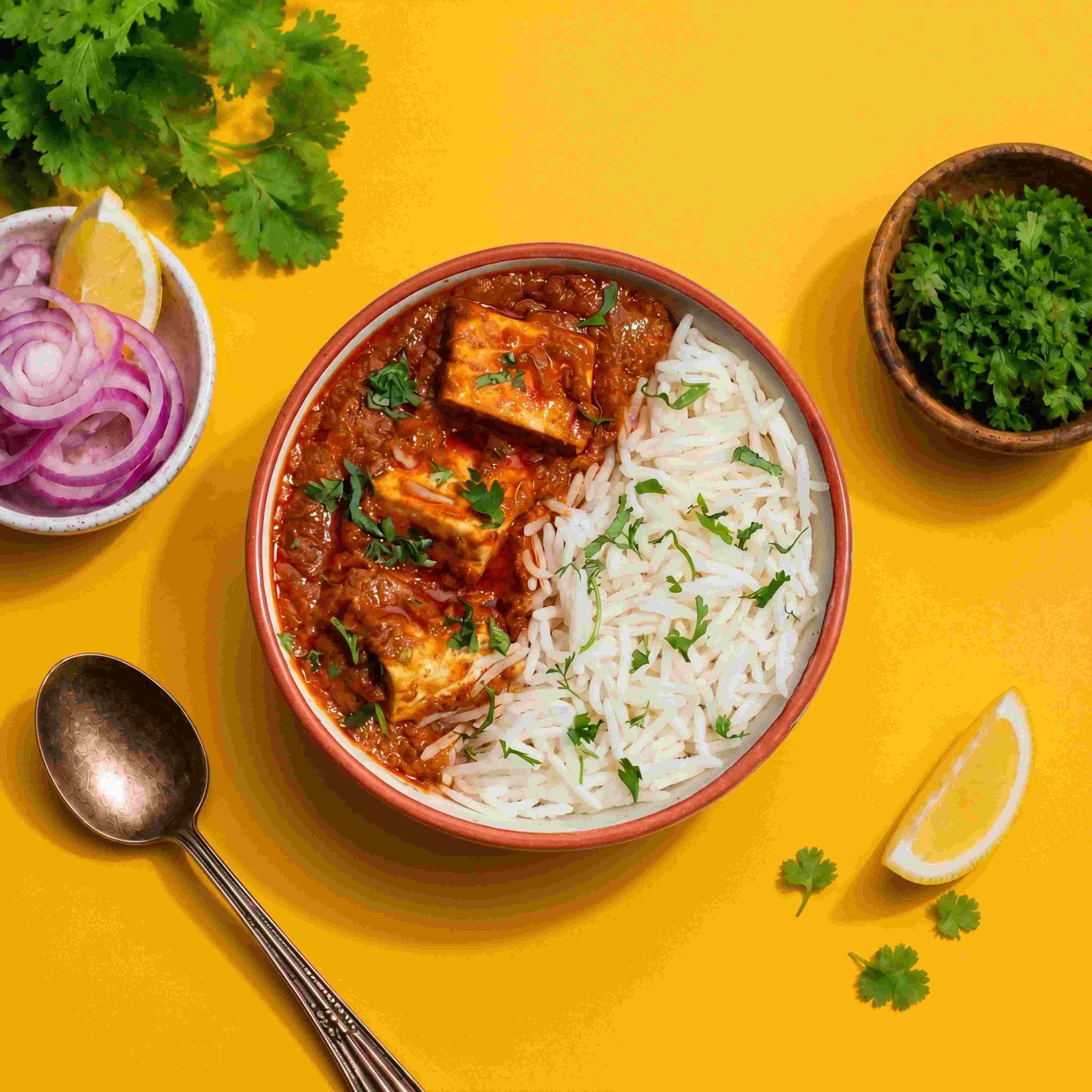 Paneer Butter Masala Rice Bowl