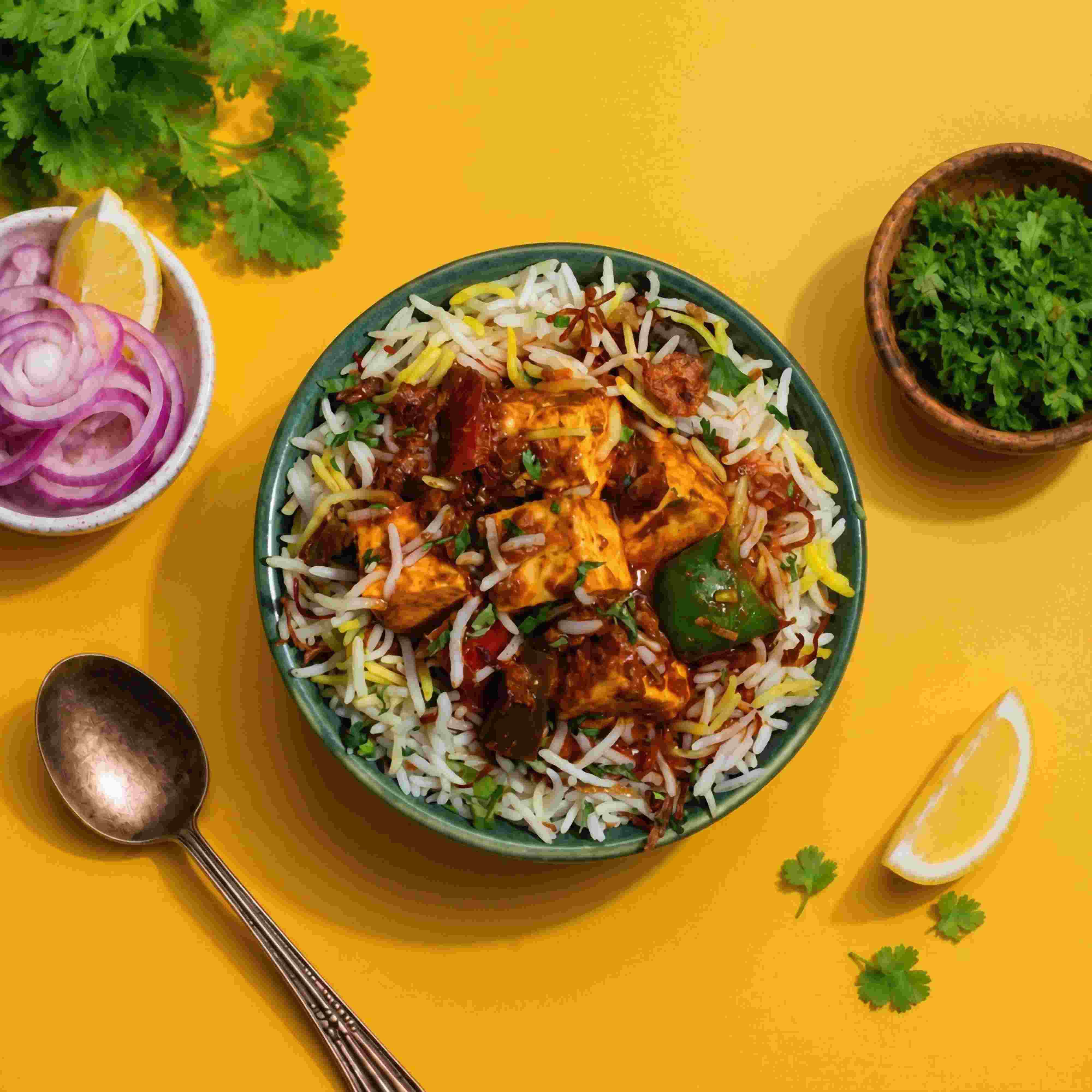 Paneer Tikka Biryani
