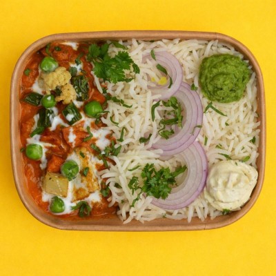 Mix Vegetable Curry Rice Bowl