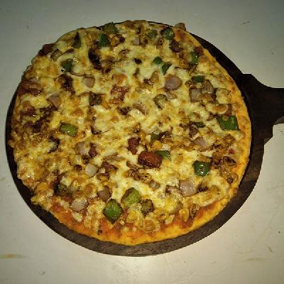 Spicy Barbecue Royal Chicken Pizza [10 Inches]