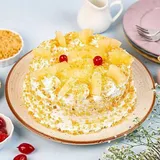 Pineapple With Butterscotch Cake