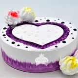 Blueberry Heart Cake