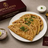 Paneer Tawa Paratha (1 Pcs) With Curd