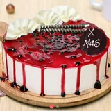 Round Blueberry Cake