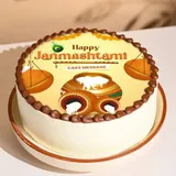 Festive Janmashtami Cake