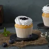 Eggless Blueberry Cup Cake