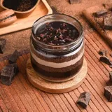 Eggless Choco Mud Jar Cake