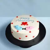 Sweet Love Anniversary Cake
