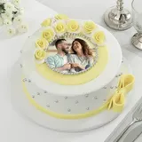 Personalized Semi-fondant Cake