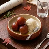 Gulab Jamun With Ice Cream