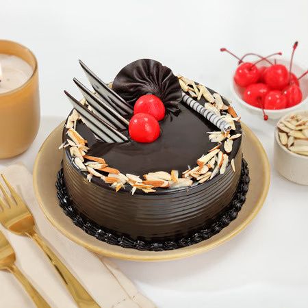 Delightful New Year Chocolate Cake