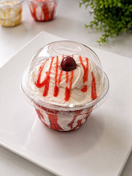 Strawberry Glass Cake