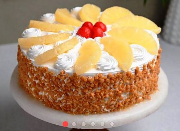 Pineapple Cake With Caramel