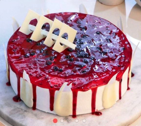 Blueberry Laden Cake