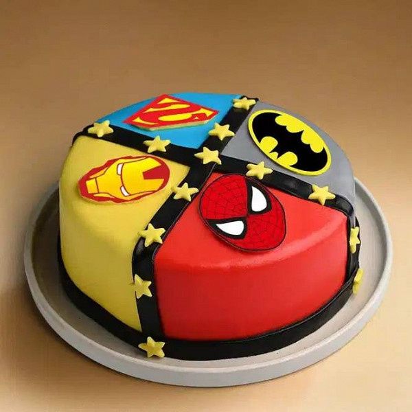 Legendary Superheroes Cake