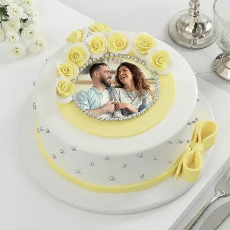 Personalized Semi-fondant Cake