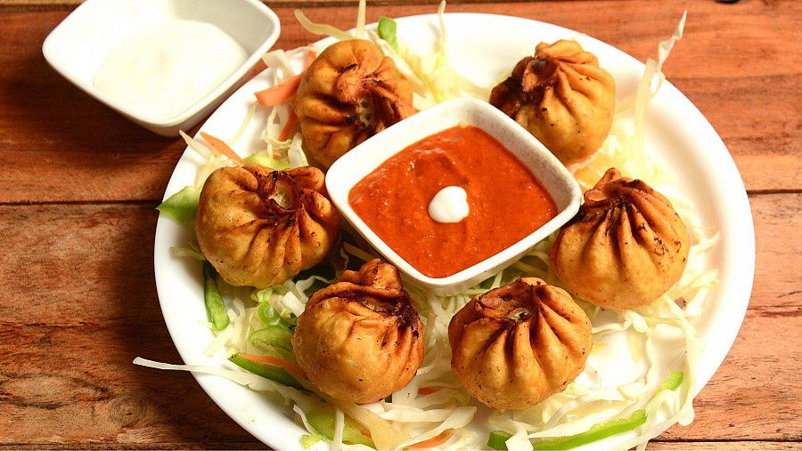 Veg Fried Momos [8pcs]