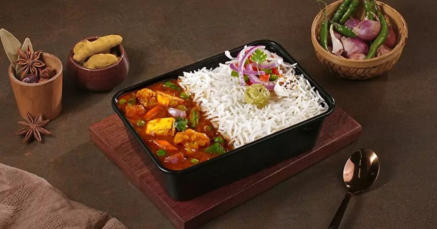 Subz Kadhai Rice Box