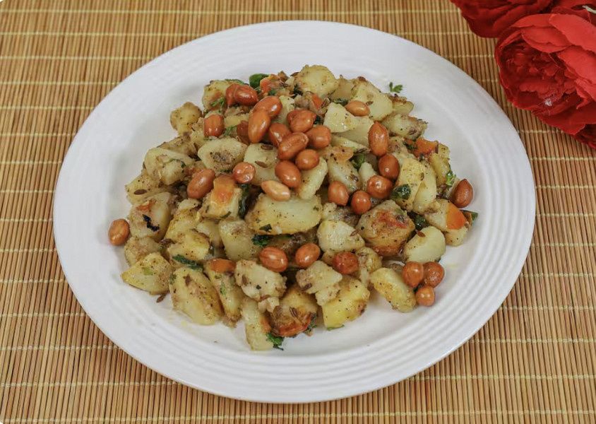 Falahari Aloo With Peanut