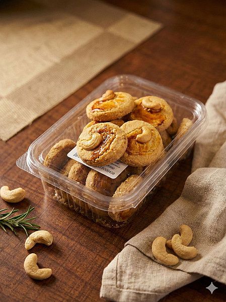 Zafran Kaju Cookies [250gm]