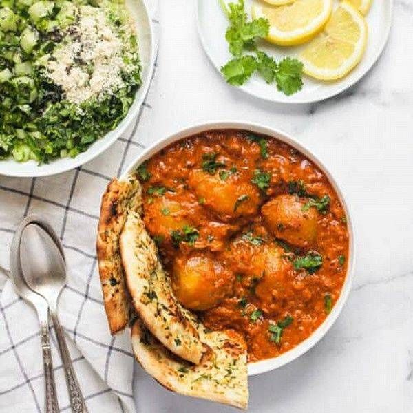 Dum Aloo Banarsi With Choice Of Bread