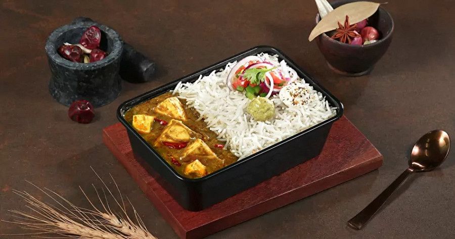 Palak Paneer Rice Box