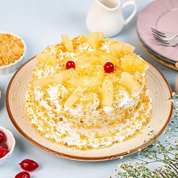 Pineapple With Butterscotch Cake