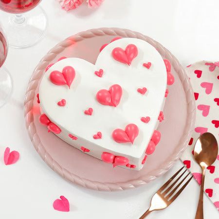 Heartfelt Cream Cake
