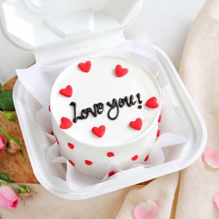 Love You Valentine's Cake