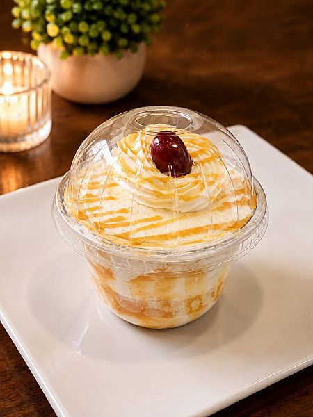 Butterscotch Glass Cake