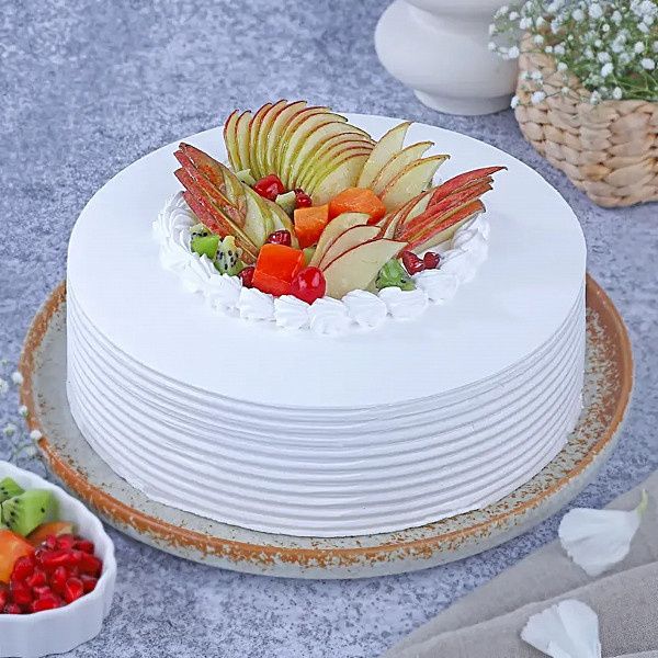 Exotic Fruit Medley Cake