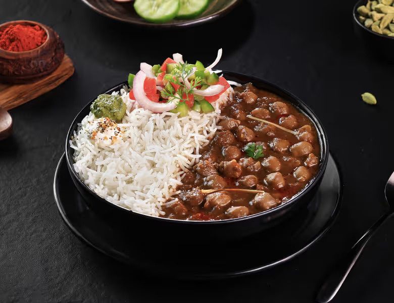 Amritsari Chole With Chawal