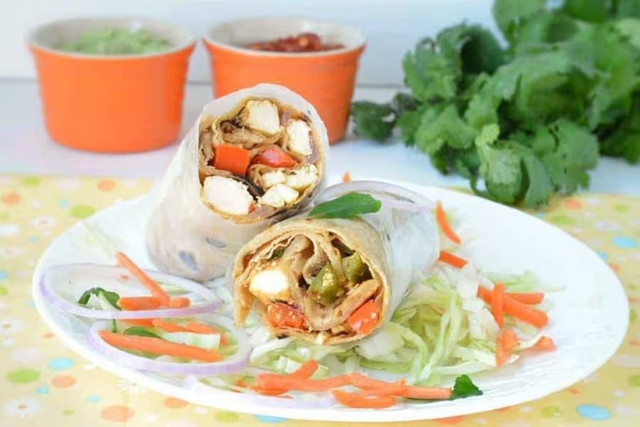 Paneer Kathi Rolls
