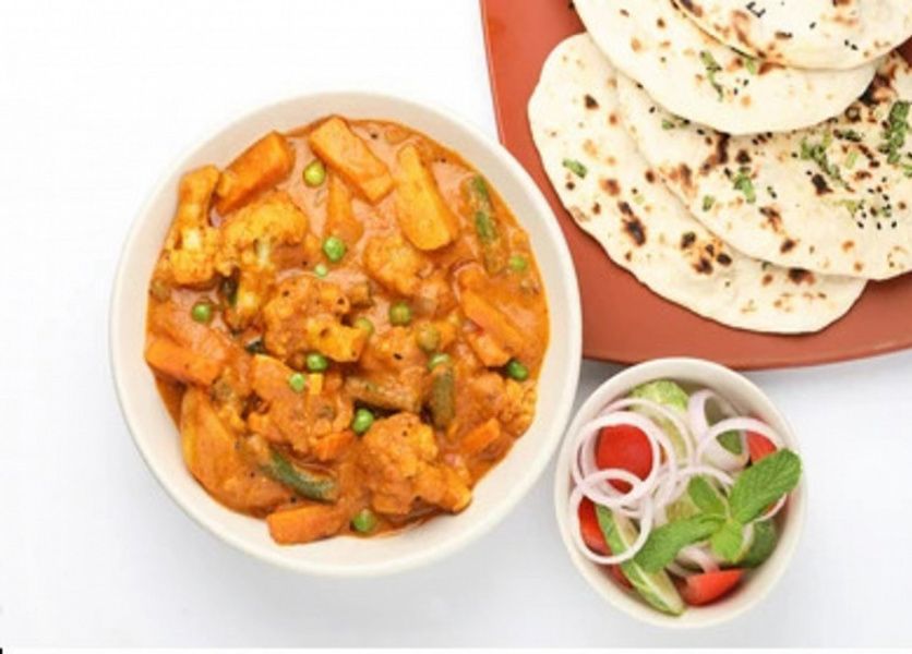 Mix Vegetable With Choice Of Bread