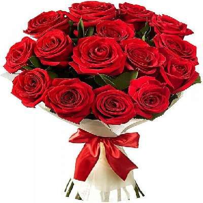 Blushing Red Rose Bouquet