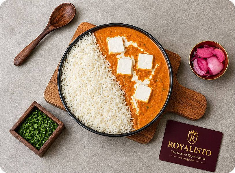 Paneer Butter Masala With Rice