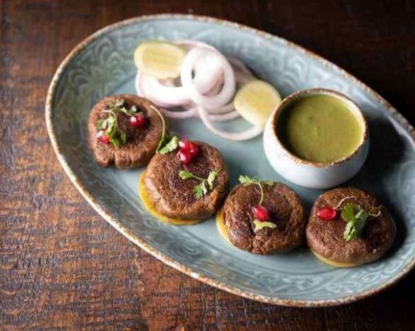 Mushroom Gilouti Kebab
