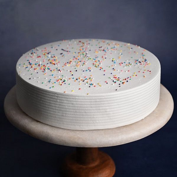 Colorful Sprinkle Vanilla Cake