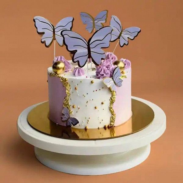 Flutter N Glitter Butterfly Cake