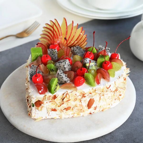 Heart Shape Fruit Nut Cake
