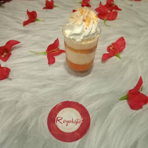 Eggless Butterscotch Pudding