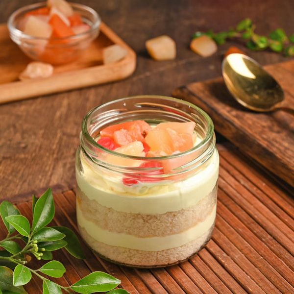 Fruit Single Jar Cake